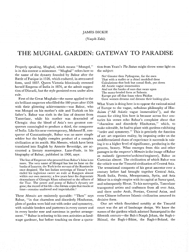 The Mughal Garden: Gateway to Paradise