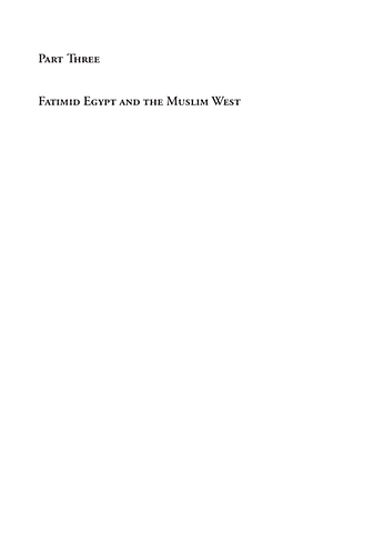 Oleg Grabar - Early Islamic Art, 650-1100<br/>Part Three: Fatimid Egypt and the Muslim West<br/>Chapter XIII: Imperial and Urban Art in Islam: The Subject-Matter of Fatimid Art