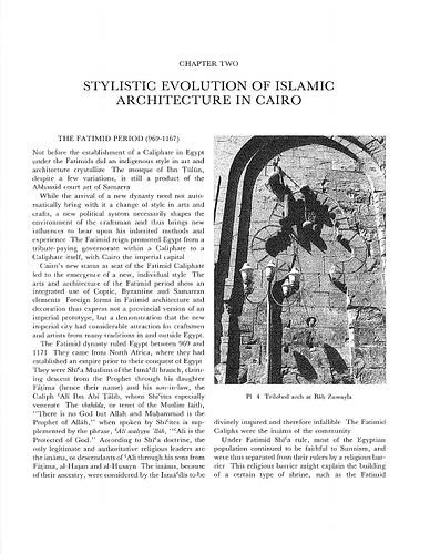 Stylistic Evolution of Islamic Architecture in Cairo
