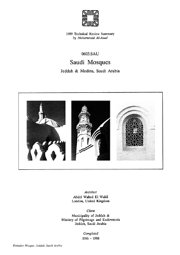 Binladen Mosque On-site Review Report