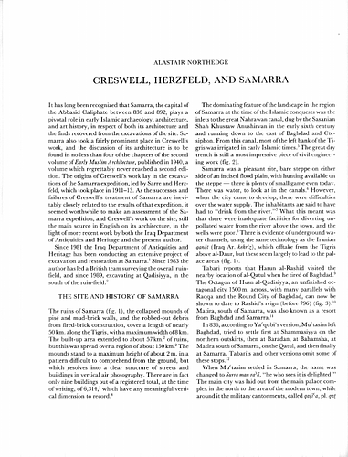 Creswell, Herzfeld, and Samarra