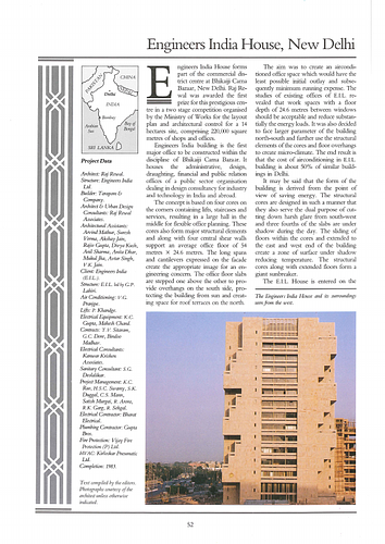 Engineers India House - An article in Mimar: Architecture in Development, an  international architecture magazine focusing on architecture in the developing world and related issues of concern.