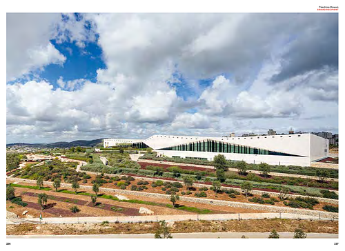 Palestinian Museum - This book is about the shortlisted projects and the six final recipients of the Aga Khan Award for Architecture. The mission of the Award is to promote global excellence in the field of architecture and the built environment. The mission of the Award is to promote global excellence in the field of architecture and the built environment. It encourages and supports all those who strive to improve environmental, cultural, and social sustainability and, thereby, the quality of life through architecture. In addition to detailed descriptions of all the projects, this book gathers a series of personal statements from members of the Award’s Steering Committee and Master Jury on key issues that were crucial in the discussions for the final selection of the recipients. Assembled together, the project information and the statements present views of outstanding examples of sustainable and socially relevant architecture in the world today. At the same time, the book offers perspectives from leading architects, academics and thinkers on designing for the future.<div><hr>Source: Book jacket</div>