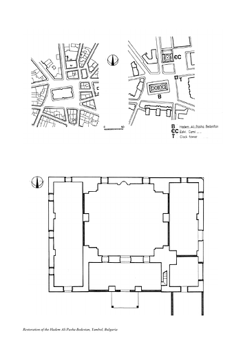 Eski Cami Restoration - Drawings submitted to the Aga Khan Award for Architecture by the architect of the project as part of the nomination shortlist process.