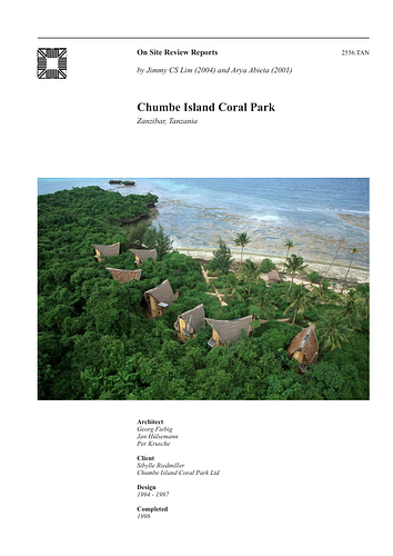 Chumbe Island On-site Review Report