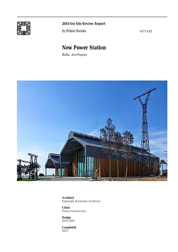 New Power Station On-site Review Report