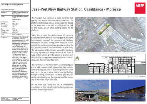 Casa-Port New Railway Station Panels