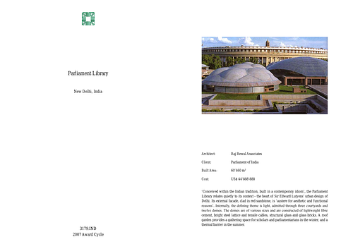 Parliament Library On-site Review Report