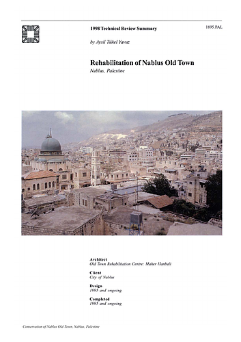 Nablus Old Town Conservation On-site Review Report