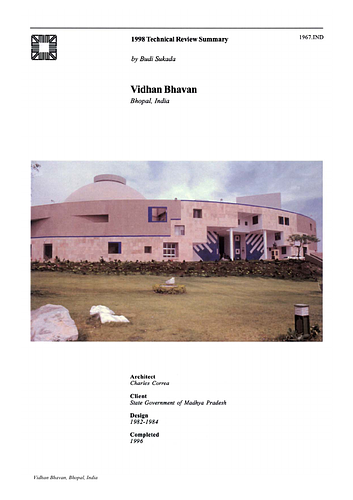 Vidhan Bhavan On-site Review Report