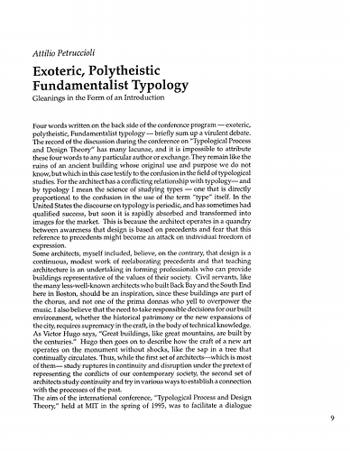 Exoteric - Polytheistic - Fundamentalist Typology: Gleanings in the Form of an Introduction