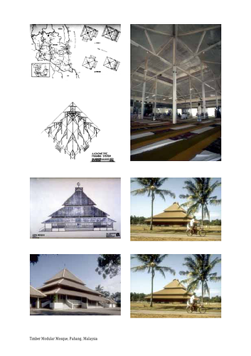 Photographs of Timber Modular Mosque