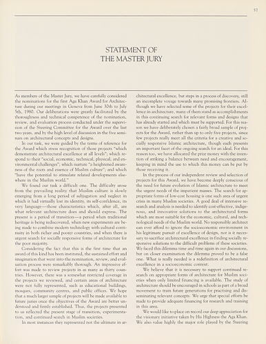 Report of the 1983 Award Master Jury