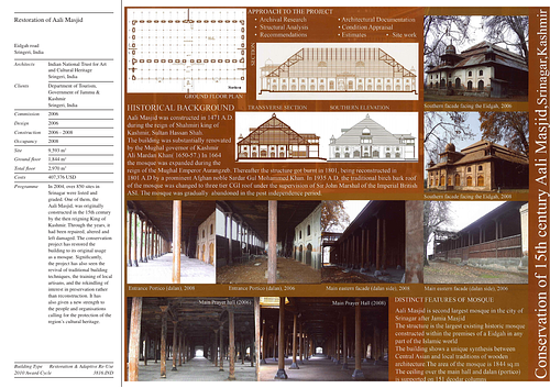 Restoration of Aali Masjid Presentation Panels