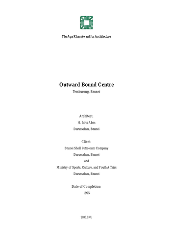 Outward Bound Center On-site Review Report
