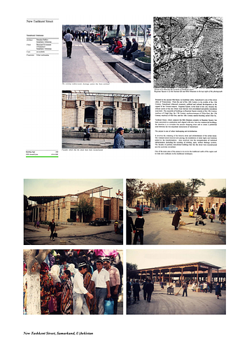 Photographs of New Tashkent Street