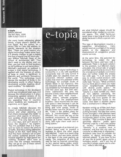 Book Review: e-topia